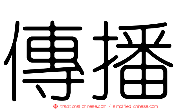 傳播