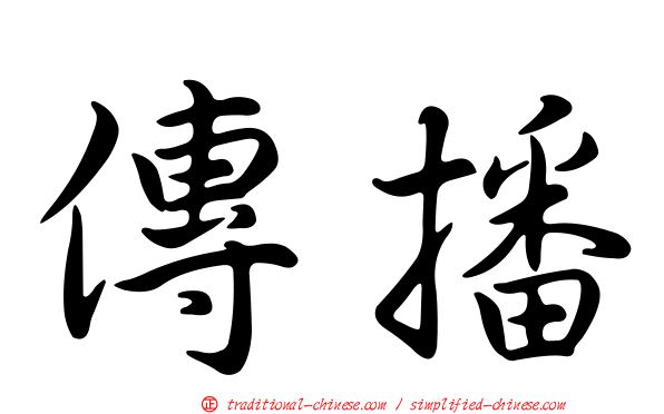 傳播