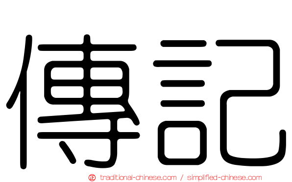 傳記