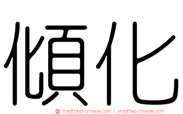 傾化