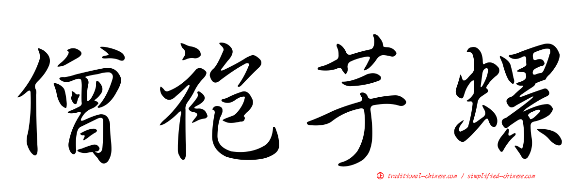 僧袍芋螺