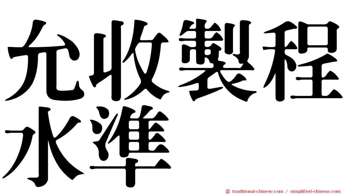 允收製程水準