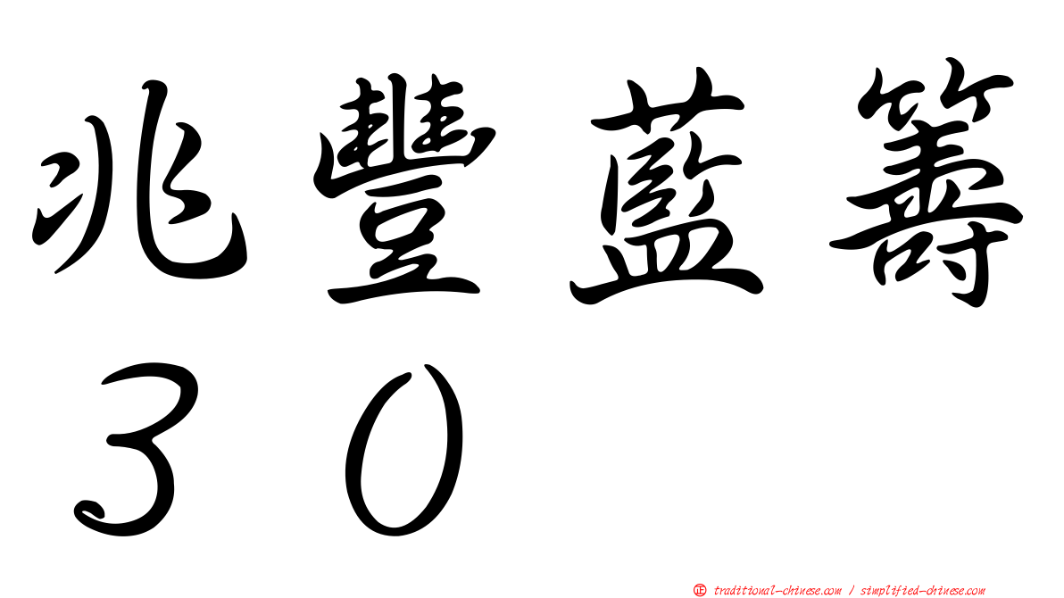 兆豐藍籌３０