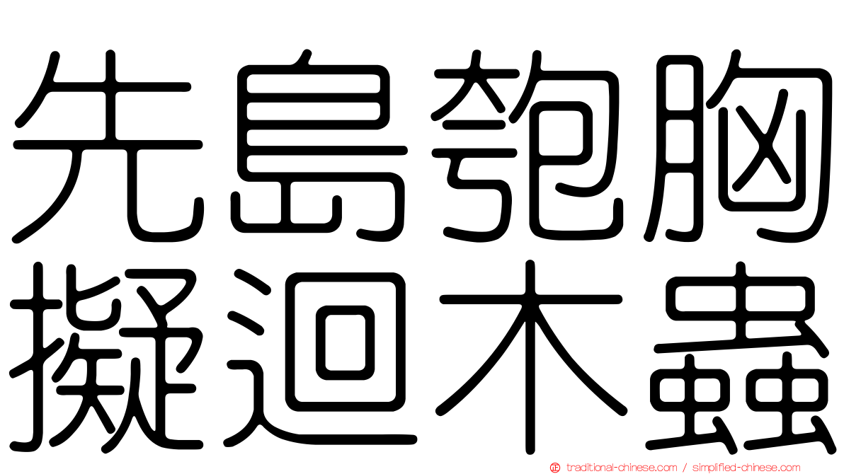 先島匏胸擬迴木蟲
