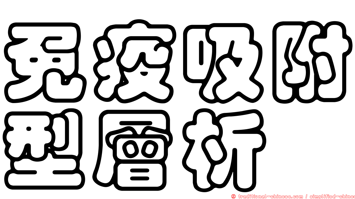 免疫吸附型層析