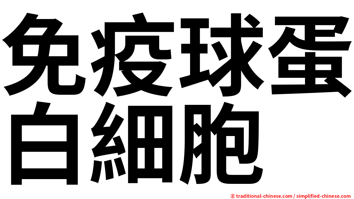 免疫球蛋白細胞