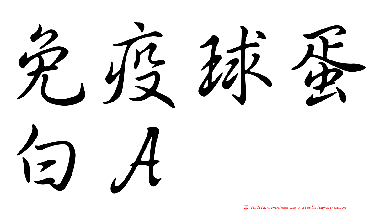 免疫球蛋白Ａ