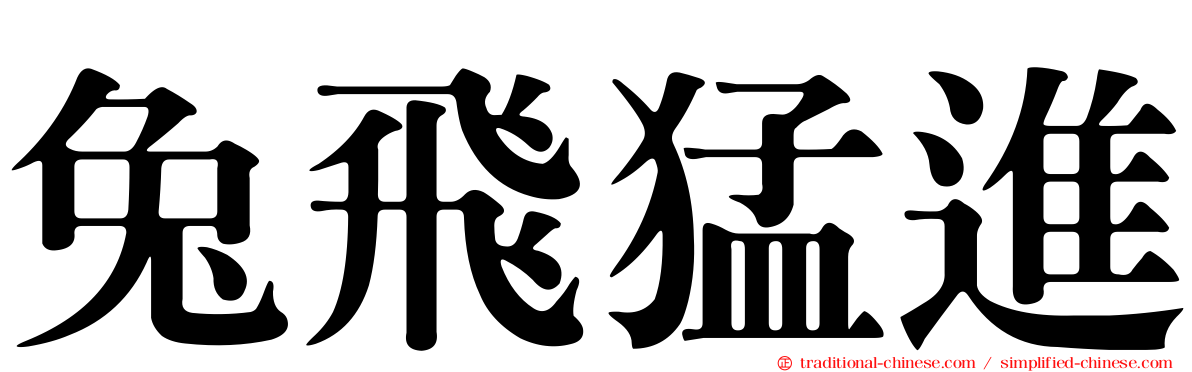 兔飛猛進