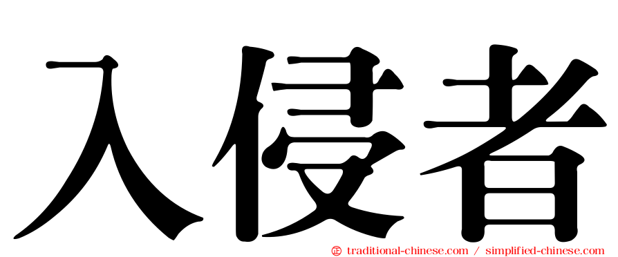 入侵者