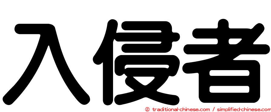 入侵者