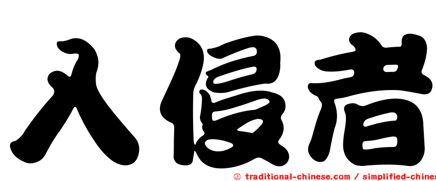 入侵者