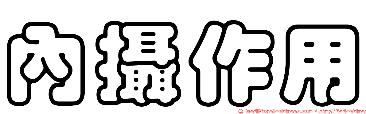 內攝作用