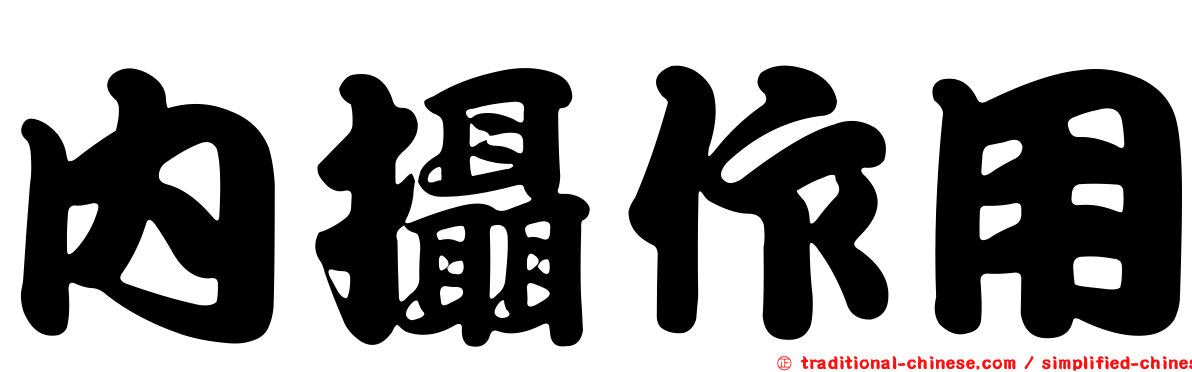 內攝作用