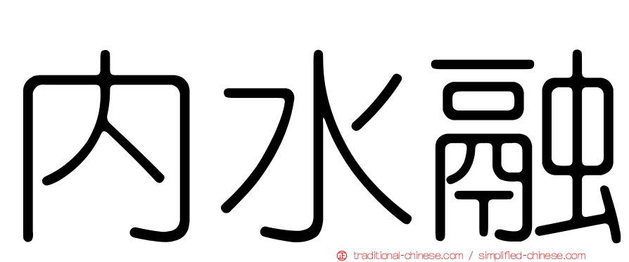 內水融