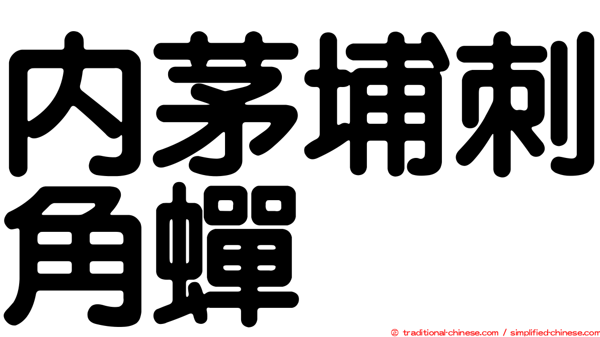 內茅埔刺角蟬