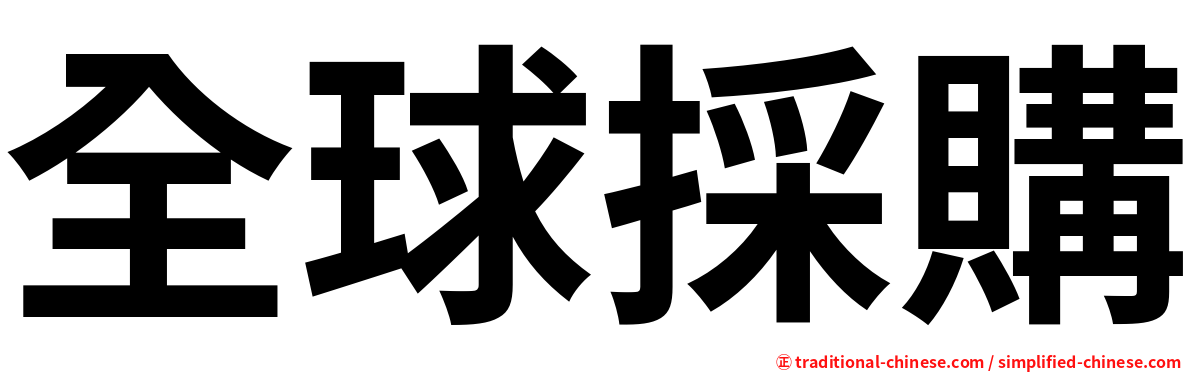 全球採購