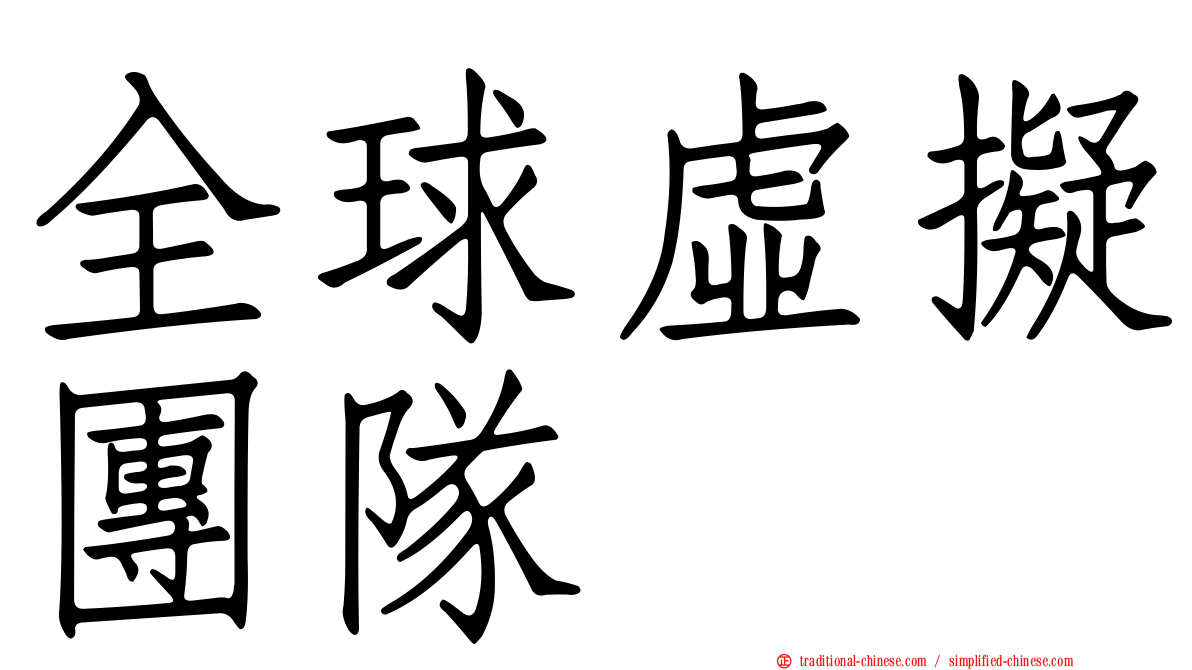 全球虛擬團隊