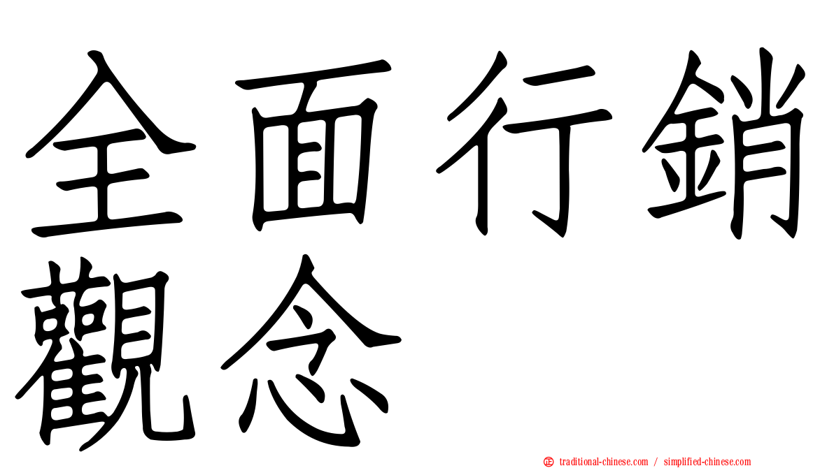 全面行銷觀念