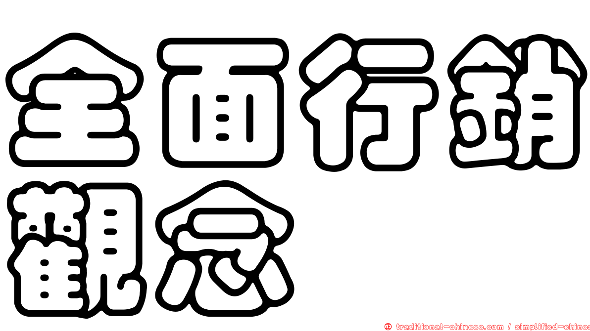 全面行銷觀念