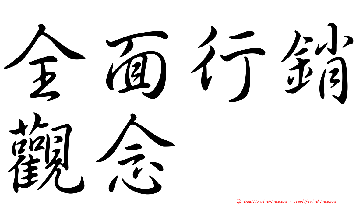 全面行銷觀念