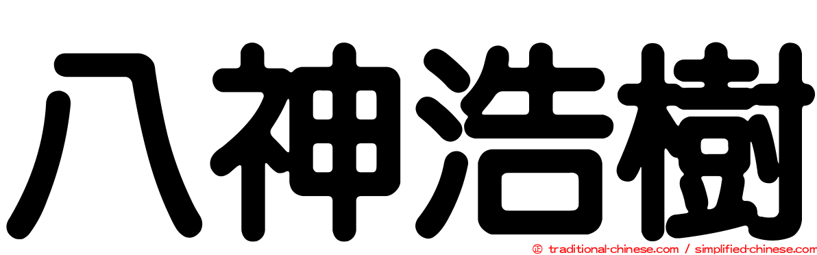 八神浩樹