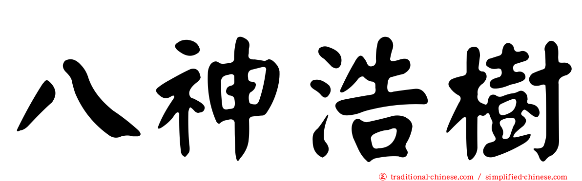 八神浩樹