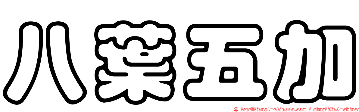 八葉五加