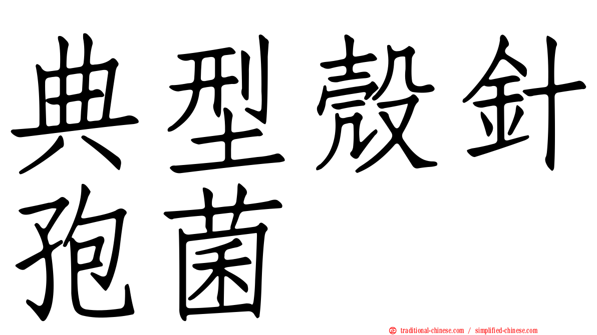 典型殼針孢菌
