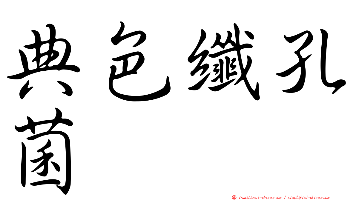 典色纖孔菌