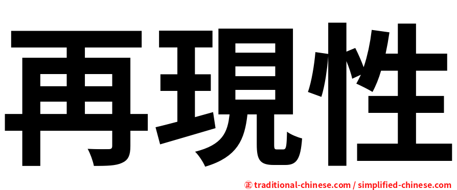 再現性
