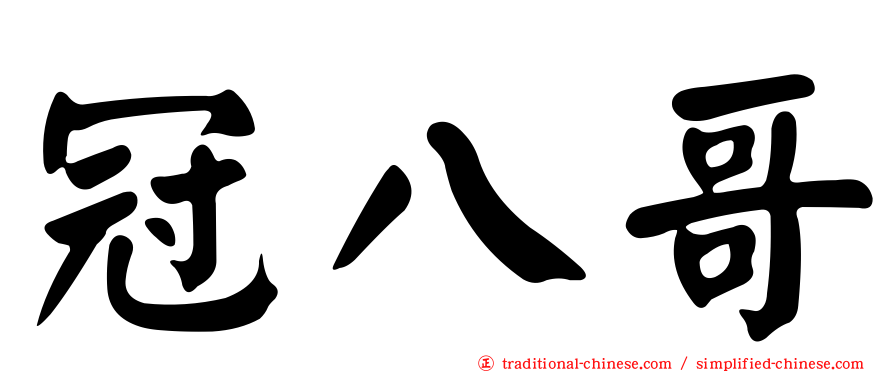 冠八哥