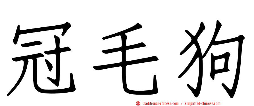 冠毛狗