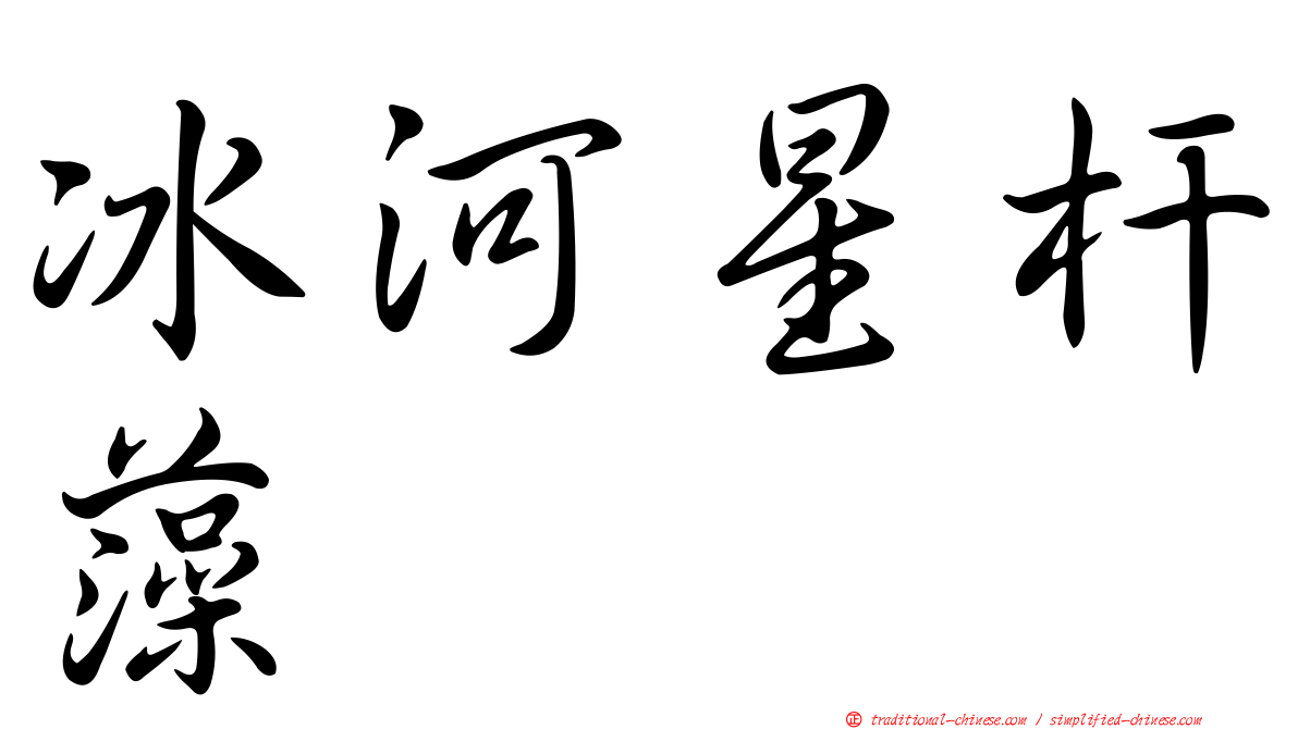 冰河星杆藻