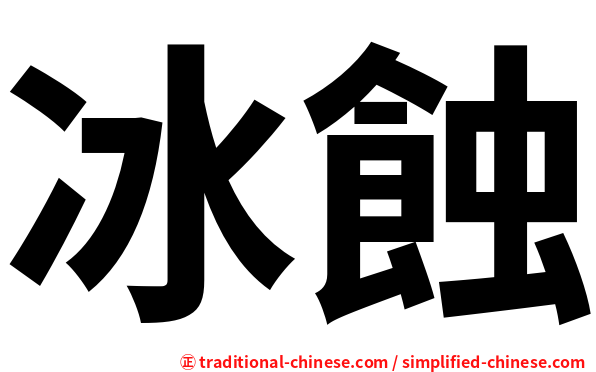 冰蝕