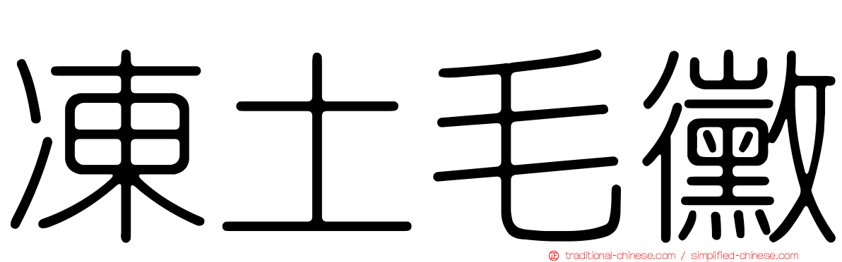 凍土毛黴