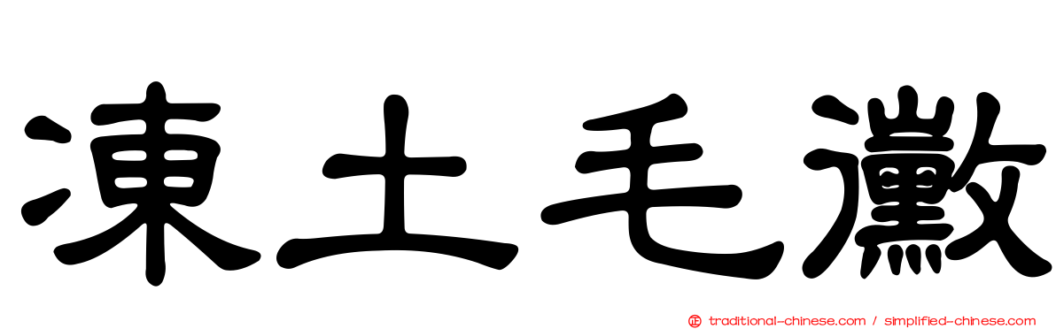 凍土毛黴