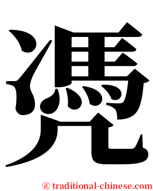 凴 serif font
