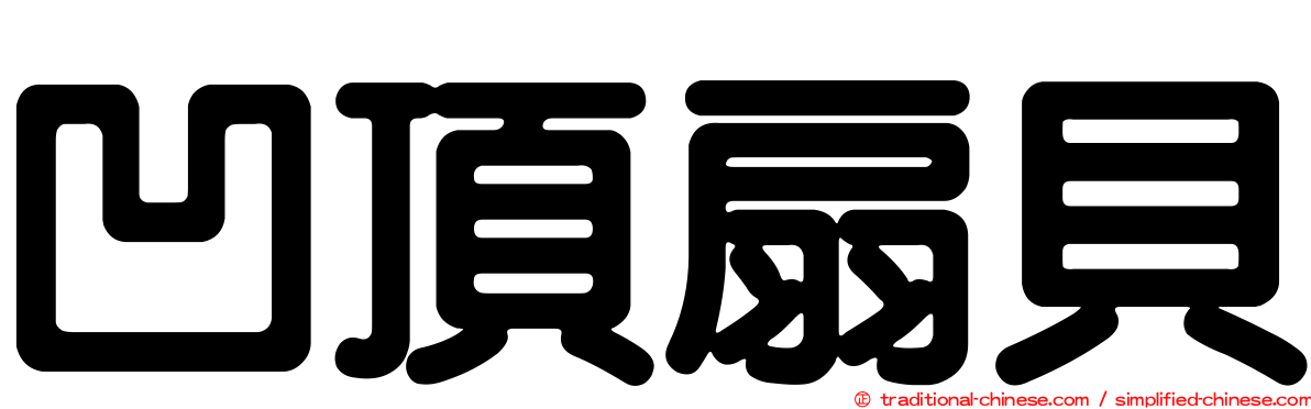 凹頂扇貝