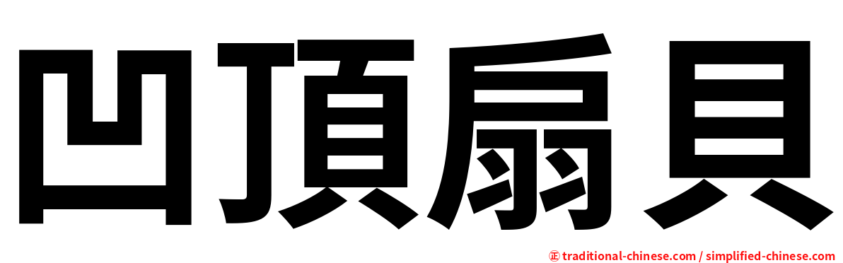 凹頂扇貝