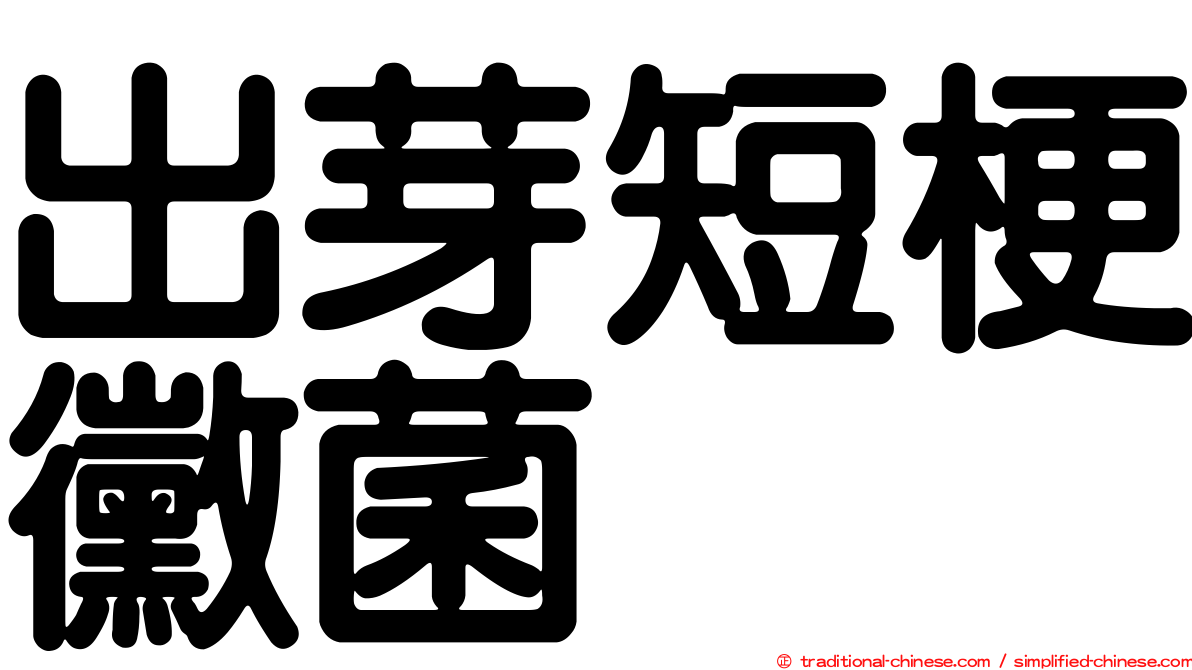 出芽短梗黴菌