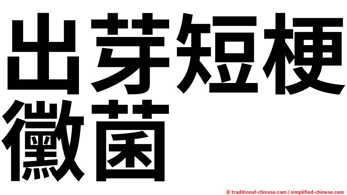 出芽短梗黴菌
