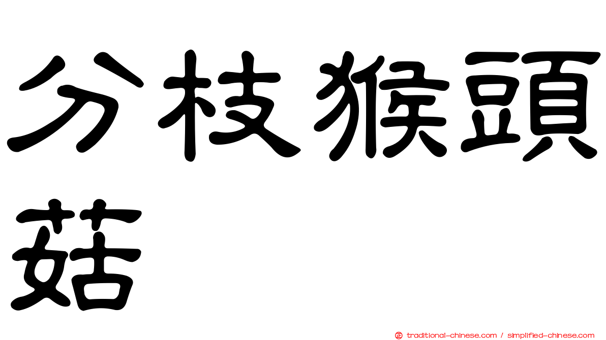 分枝猴頭菇