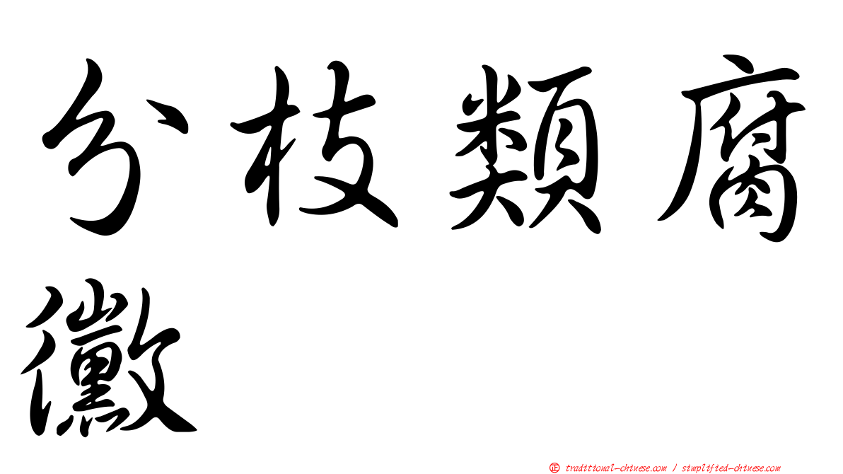 分枝類腐黴