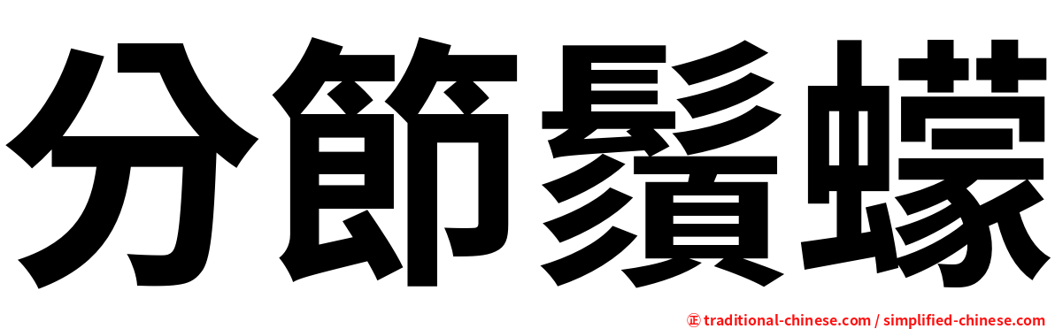 分節鬚蠓