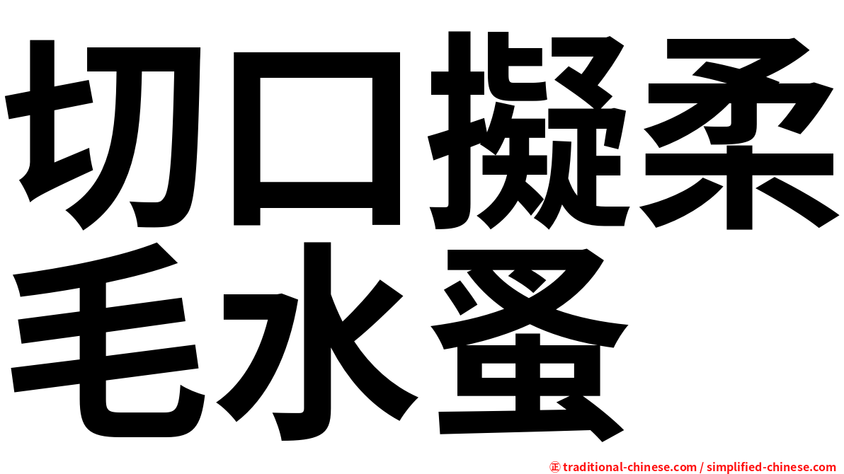 切口擬柔毛水蚤