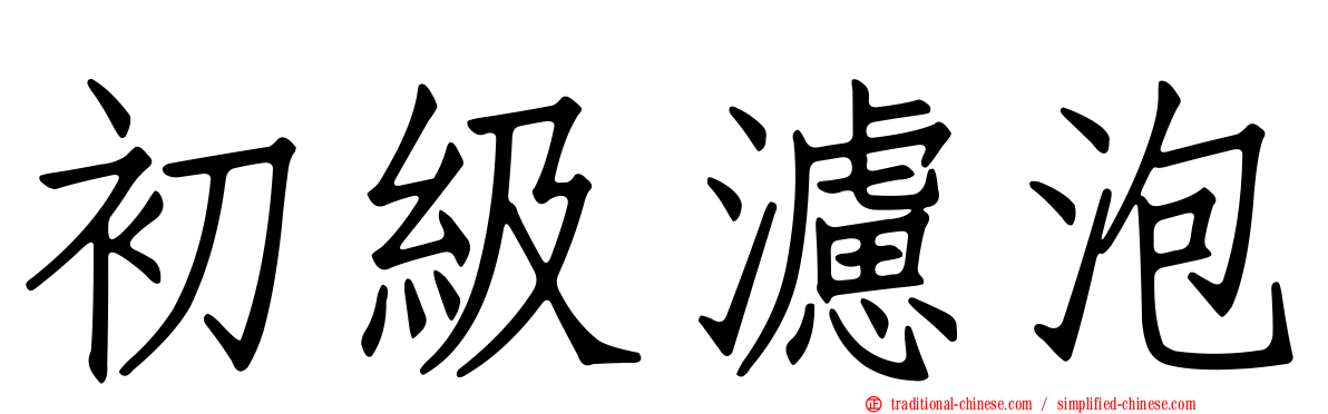 初級濾泡