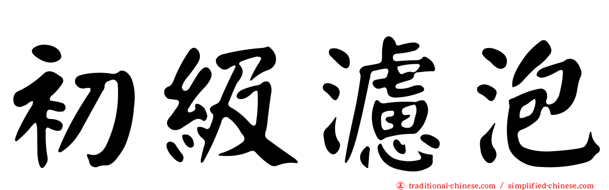 初級濾泡