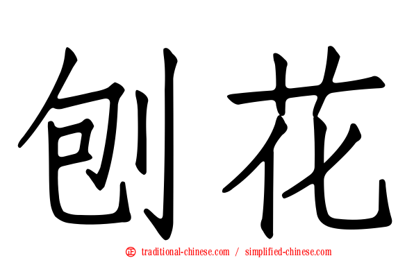 刨花