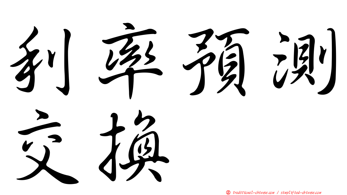 利率預測交換