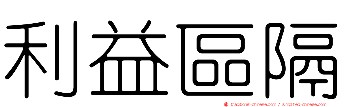 利益區隔